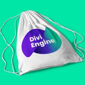 Divi Engine String Bag (Small Logos)